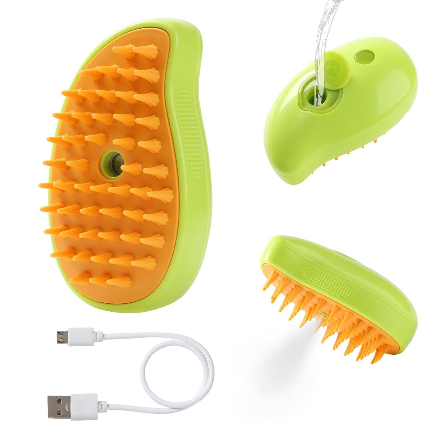 Cat Steam Brush, New 3 in1 Steamy Pet Hair Brush Cleanser Vapor for Dogs, Cat Mist Brush, Cat Bath Brush with Steamer Water, Steaming Grooming Pet Brush for Shedding, Pet Cat Spray Comb with Steam