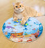 Water-Filled Pet Cooling Mat with Animal Design, Playful Interactive Cat & Dog Bed Pad, Non-Toxic Round Plastic Cool Pet Bed for All Seasons, Suitable for All Breeds