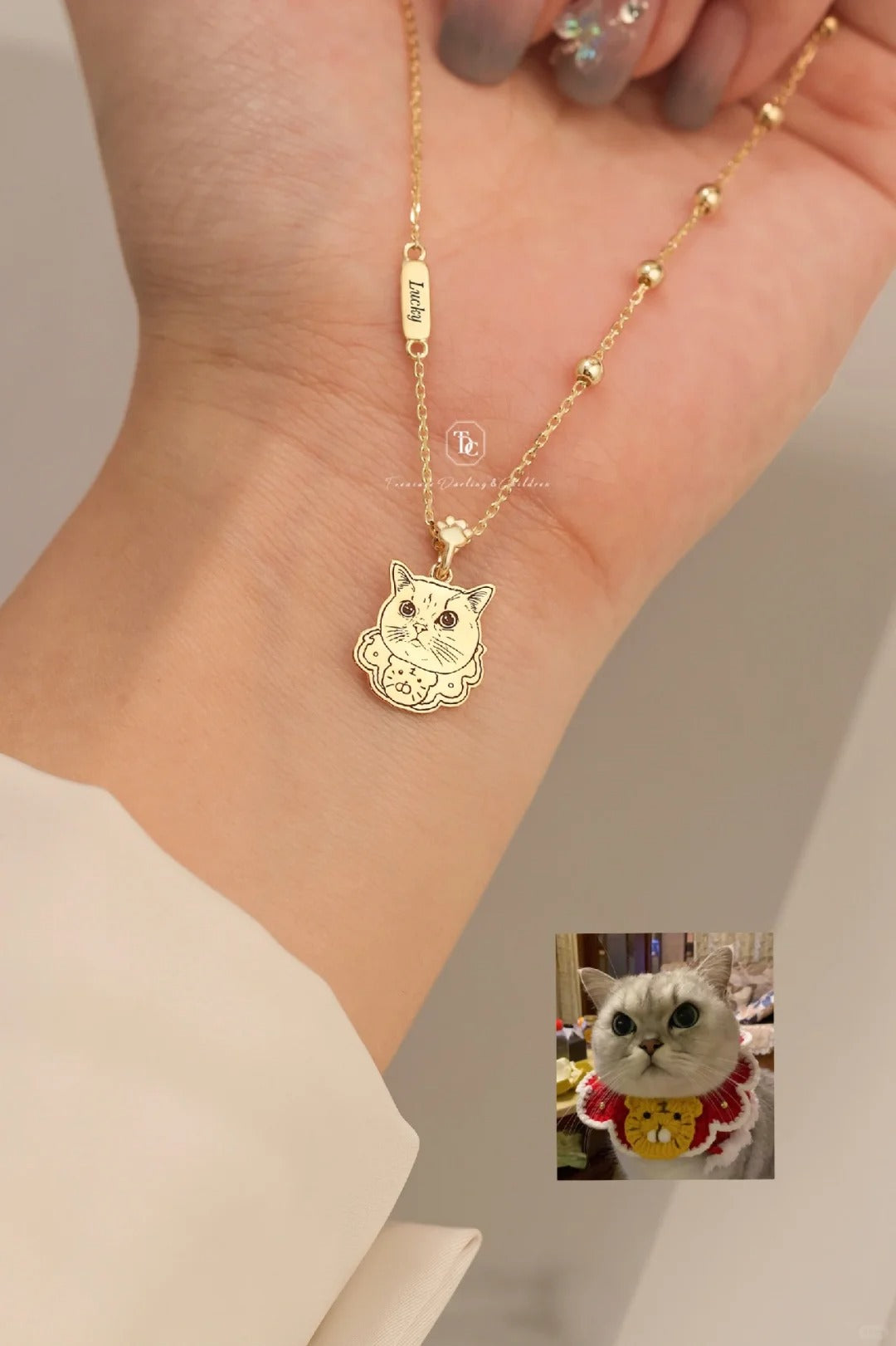 Pet Cutout Necklace