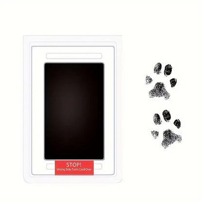 Pet Paw Print Ink Pad - Hassle-Free Footprint Kit for Dogs - Non-Toxic, Long-Lasting Memories, Ideal Memorial Gift