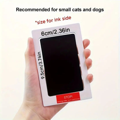 Pet Paw Print Ink Pad - Hassle-Free Footprint Kit for Dogs - Non-Toxic, Long-Lasting Memories, Ideal Memorial Gift